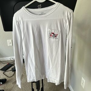Vineyard vines long sleeve t shirt in white size M